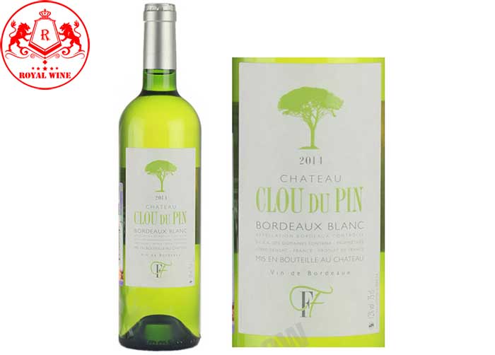 Ruou Vang Chateau Clou Du Pin Bordeaux Blanc 2