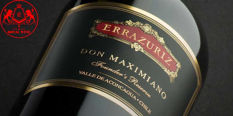 Ruou Vang Errazuriz Don Maximiano Founders Reserve 1