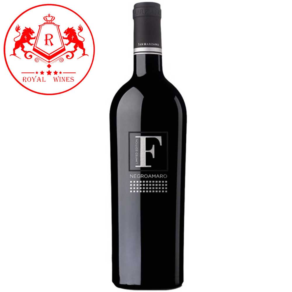 Rượu Vang F Negroamaro Limited Edition - Royalwine