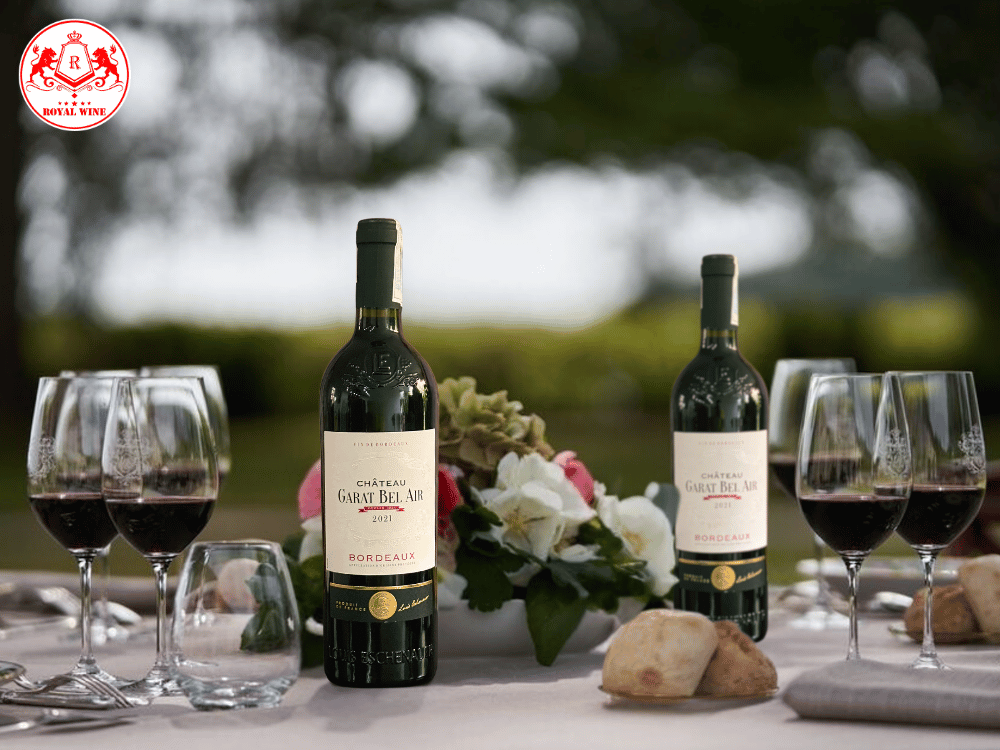 Rượu vang đỏ Chateau Garat Bel Air nhập khẩu chính hãng Pháp