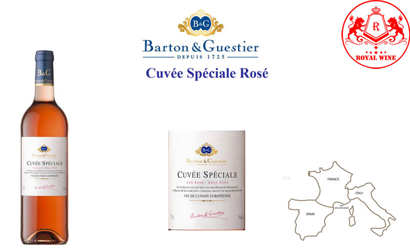 Ruou Vang Barton Guestier Cuvee Speciale Rose