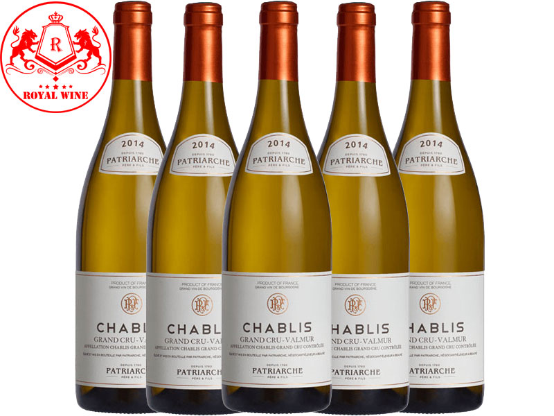 Ruou Vang Patriarche Chablis Grand Cru Valmur