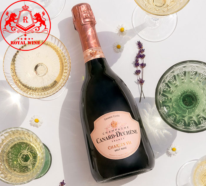 Ruou Champagne Canard Duchene Charles Vii Rose