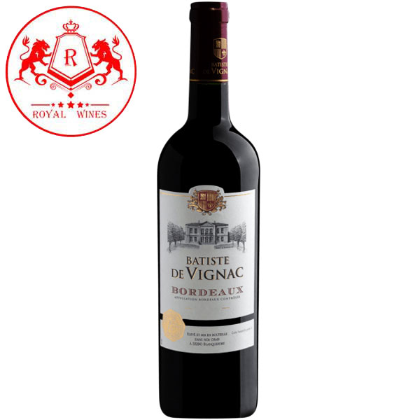 Ruou Vang Batiste De Vignac Bordeaux