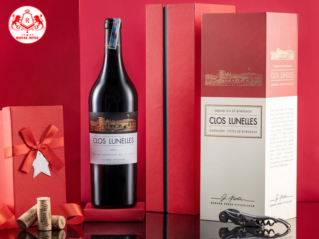 Rượu vang Pháp Clos Lunelles