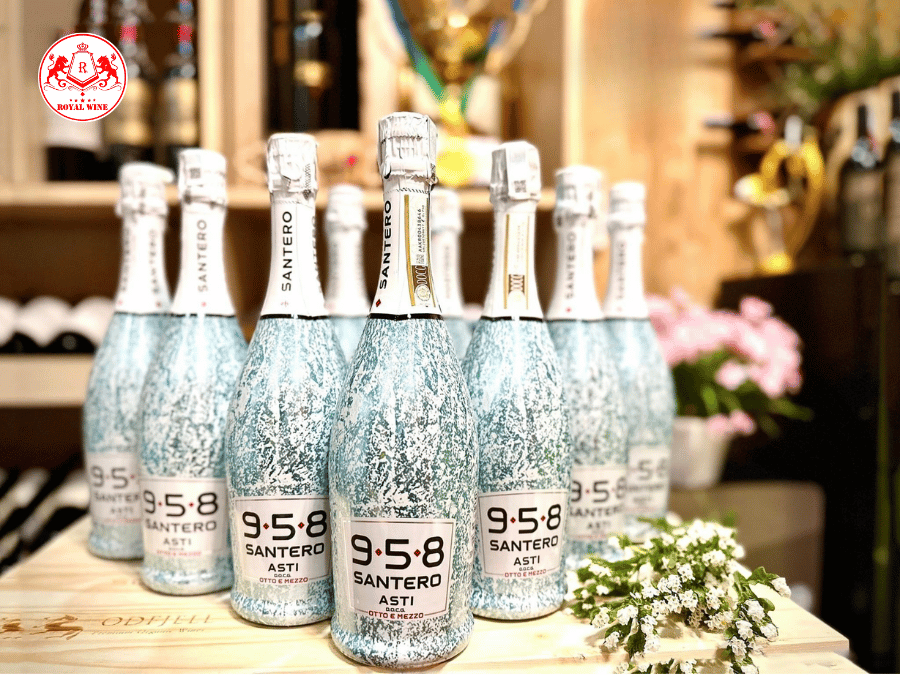 Rượu vang nổ (sparkling) 958 Santero Asti nhập khẩu trực tiếp từ Ý