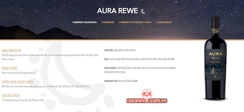 Aura Rewe Grand Reserve Cabernet Sauvignon