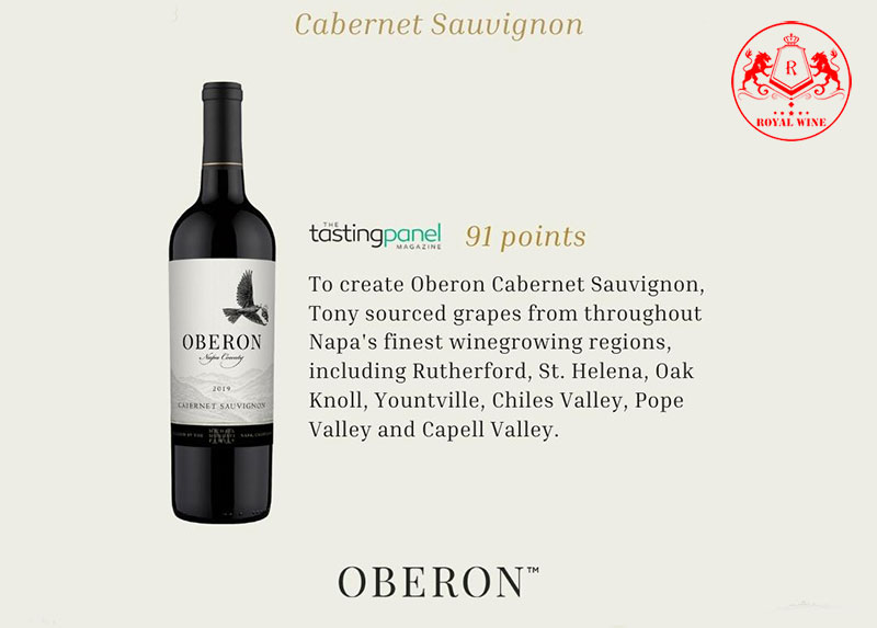 Vang đỏ Oberon Cabernet Sauvignon