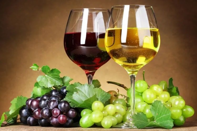 Bảng màu rượu vang cho biết độ chín của trái cây
