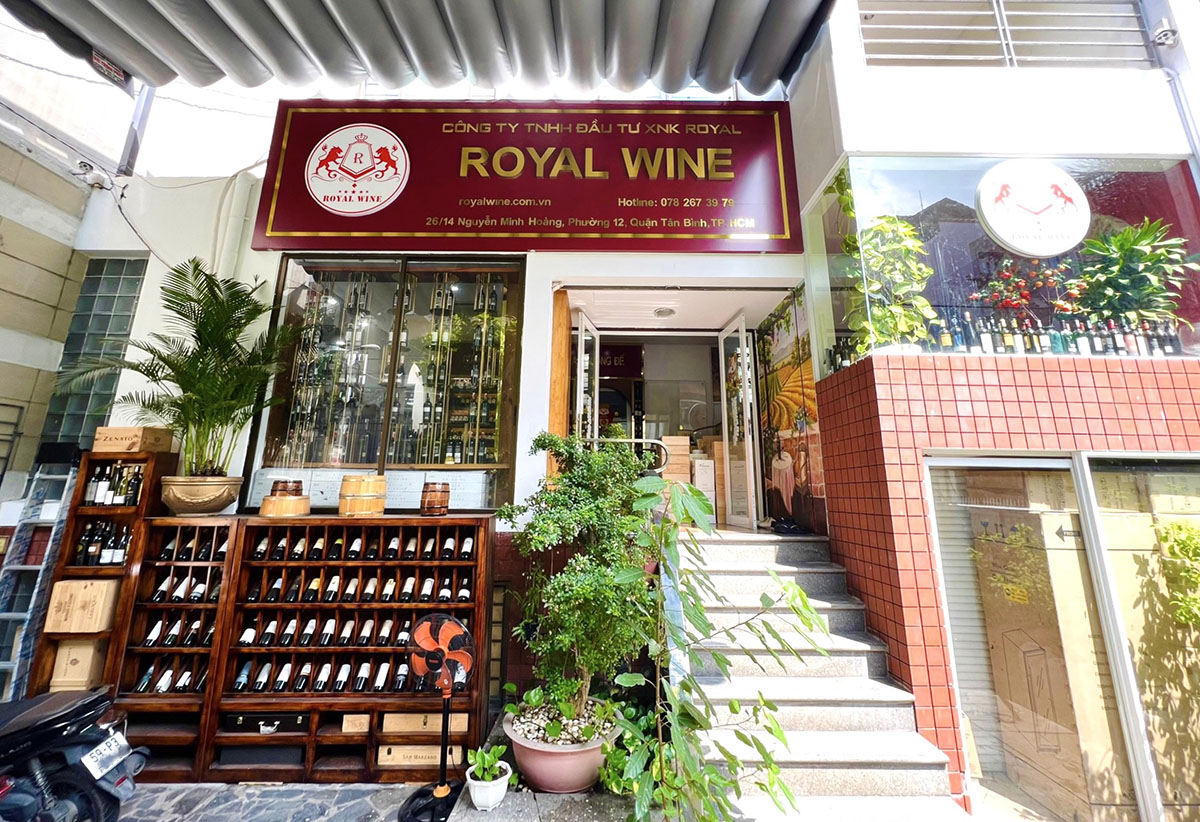 Văn phòng công ty Royal Wine tại TPHCM