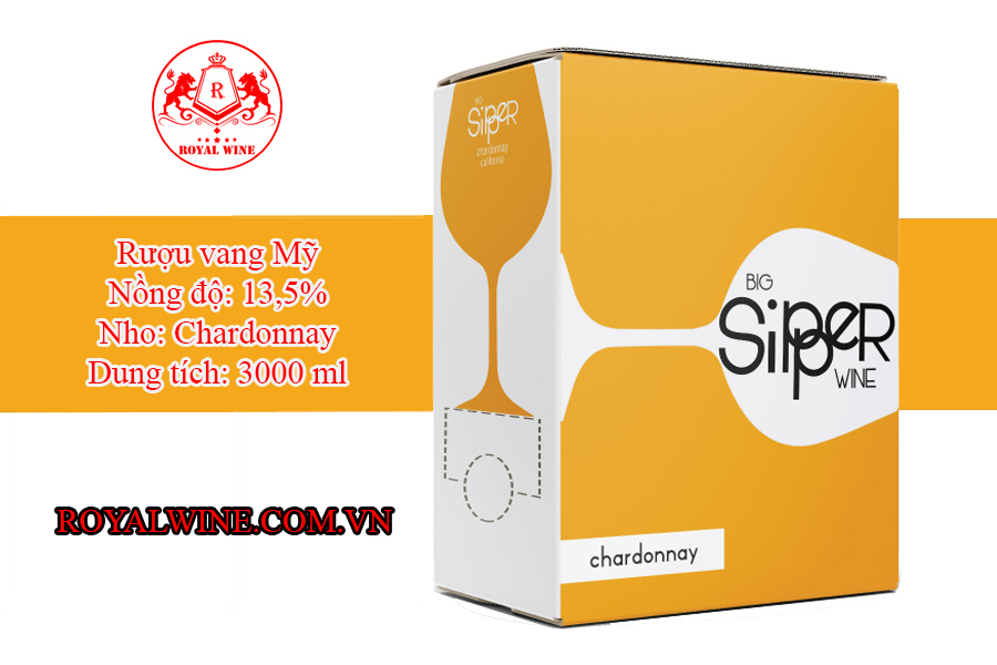 Big Sipper Wine California Chardonnay