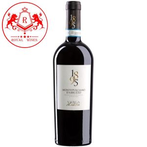 Rượu vang đỏ 1895 Montepulciano d'abruzzo Verga La Storia