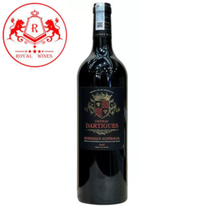Rượu vang đỏ Pháp Chateau Dartigues Bordeaux Supérieur mua 6 tặng 1