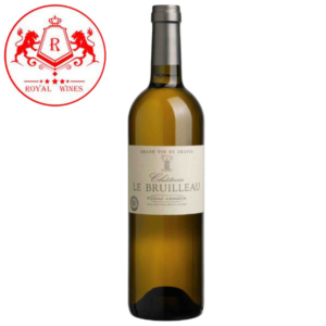 rượu vang trắng Chateau Le Bruilleau Blanc nhập khẩu nguyên chai từ Pháp