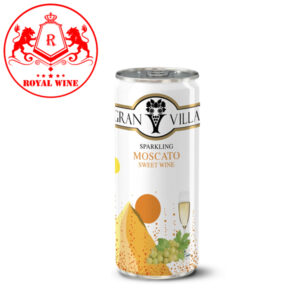 Rượu vang lon Gran Villa Sparkling Moscato