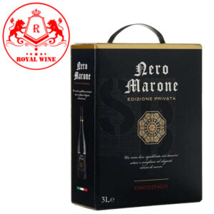 Vang đỏ bịch Nero Marone 3 Lít
