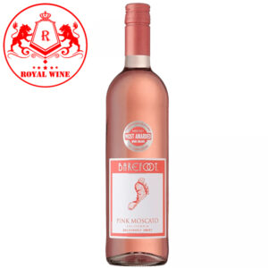 Rượu vang hồng Barefoot Pink Moscato