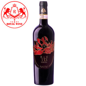 Rượu vang đỏ Rue 333 Nativ Taurasi DOCG