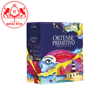 Vang đỏ bịch Ortense Primitivo Terre D'Abuzzo 2,25 Lít (Sao chép)