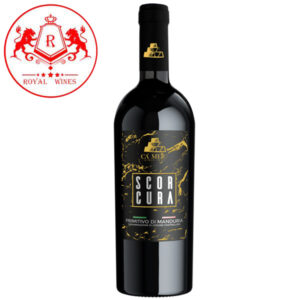 Rượu vang đỏ Ý Scorcura Primitivo di Manduria